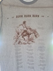 Zach Bryan Burn Tour Shirt Mens Medium Western Country Concert Merch World 2023