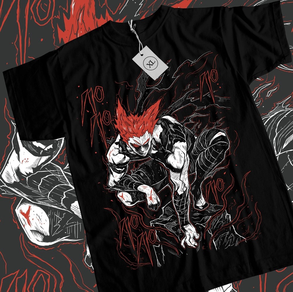 Garou T-shirt One Punch Shonen King Horror Anime Manga T-shirt – Black