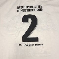 Bruce Springsteen & E Street Band Giants Stadium 2003 Event T Shirt Large #Q08