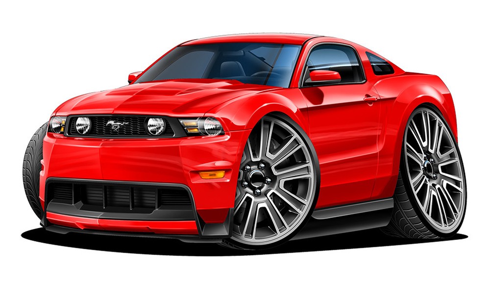 2010 2011 Ford Mustang Muscle Car Art Print NEW