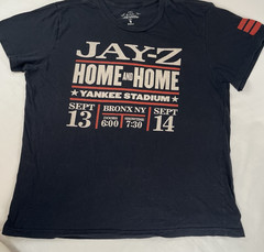JAY-Z Home and Home Yankee Stadium Concert T-shirt 2010 Size XL 3 Red Stripes