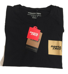 Santa Cruz Bicycles Black LS Long sleeve Tech Tee Squared T Shirt