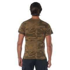 Men’s Coyote Camo T-Shirt Poly Cotton Standard Fit Tee