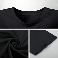 Men’s Plus Size Casual Crew Neck T-Shirt – Geometric-Pattern, Smooth Cotton