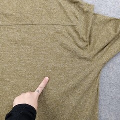 Lucky Brand Shirt Mens Large Green Long Sleeve Henley Cotton Blend Tagless