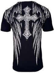 Xtreme Couture By Affliction Men’s T-shirt Dagger Biker Tattoo S-5XL