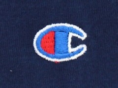 Champion Crew Neck Short Sleeve T-Shirt T425 6oz Blue, Size 3XL