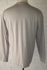 Men’s Athletic Works Tan Long Sleeve Crew T-Shirt Top Sizes S, M, L, XL,2X