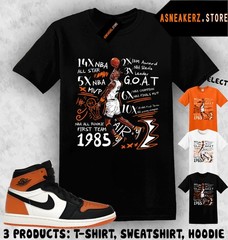 Shirt To Match AJ 1 High OG Shattered Backboard Sneaker Matching MJ 23 Accolades