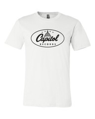 Capitol Records Company Logo Men’s Black T-Shirt Size S to 5XL Fast Shipping!
