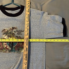 VTG 70s 80s Cuffed Myrtle Beach Is For Lovers T Shirt Holographic Glitter