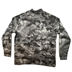 Champion Gear Men’s 2XL Gray Camo DuoFold WarmCTRL Performance LS Mock Neck