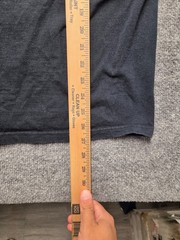Fruit Of The Loom T Shirt Mens Sz L Black 100% Cotton Graphic Cottton Casual Tee