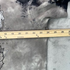 AFFLICTION Graphic T-Shirt Men’s XL Gray Tie Dye Panther Rose Y2K Biker MMA USA