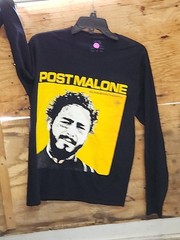 Fruit of the Loom Post Malone Summer in the City Tour Black LS Graphic Tee S
