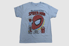 Marvel Spider-Man Mens Spiderman Big Head Comics Graphic Shirt New S-2XL