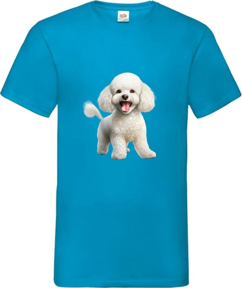 Bichon Friese Dog White Pet Family Novelty T Shirt Various Colours And Sizes