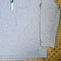 Carhartt Shirt Mens XXL Gray Force Long Sleeve Pocket UPF Vented Tee Workwear