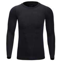 Mens Sports Warmer Long Sleeve Moisture Wicking T-Shirt Gym Tight Liner John Top