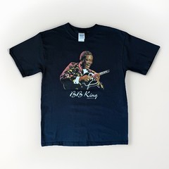 Vintage BB King Shirt Medium Black 2001 Mowtown Jazz Soul Music Memphis