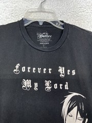 Black Butler Shirt Mens Large Forever Yes My Lord Anime Manga Aniplex