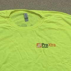 Home Depot Behr Pro Extra Giveaway Shirt Size 4XL NEW!!! Hi-Vis Yellow