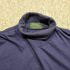 Polo Country Ralph Lauren Shirt Mens Medium Blue Turtleneck Pullover Long Sleeve