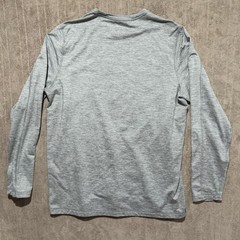 Members Mark Luxe Brushed Crew Shirt Mens Size XL Gray Heathered Active Wear