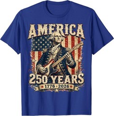 250 Years Patriotic George Washington 250th Anniversary T-Shirt