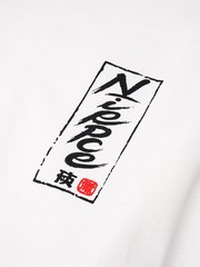 Niepce Japanese Streetwear T-shirt Thunder and Lightning God Graphic Tee for Men