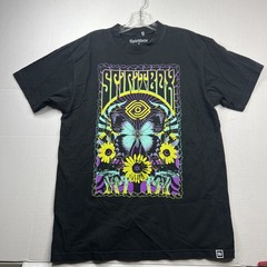 Spiritbox Graphic T-Shirt , Black Yellow And Purple, Butterfly Size M