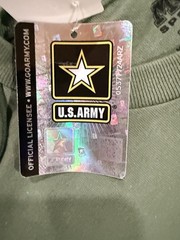 “United States Army Ft Bliss, TX 1775” Double Sided Green T Shirt – Sz XL – NWT