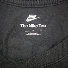 Nike Shirt Mens Large Black Sole Food Burger Graphic Nike Tee 100% Cotton