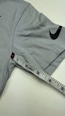 Nike 3BRAND Graphic Logo T-Shirt Gray Youth L Crew Neck Short Sleeve Knit