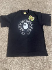 A Bathing Ape BAPE Men’s Black Graphic Logo Crew Neck Short Sleeve T-Shirt M