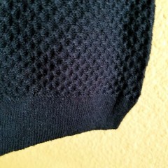 Mens Tshirt Casual Half Sleeves Knitted Tag Size L, honey comb see Size Chart,