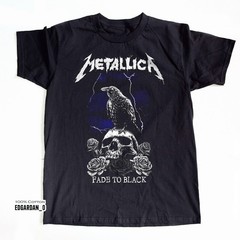 New! Metallica Fade to Black Heavy Cotton Unisex T-shirt Size S-5XL