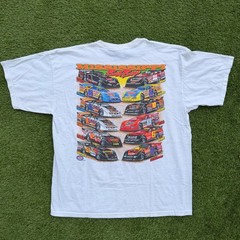 Vintage Mississippi Bad Boyz Dirt Track Racing T-Shirt White Mens XL
