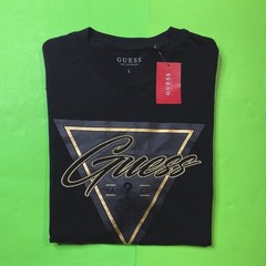 GUESS Los Angeles Men’s Short Sleeve T-Shirt Size LARGE Black 100% Cotton NEW
