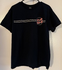 Santa Cruz X Godzilla Destroyer Skateboard T Shirt Large – Black