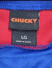Good Guys Chucky hockey Embroidered Jersey #88 Blue Red Size Large