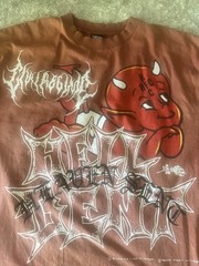 Civil Regime Graphic Oversized T-Shirt Men’s XL Brown Devil Streetwear Tee