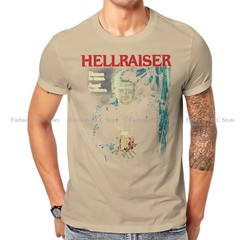 Hellraiser Pinhead Shirt S-6XL Mens Black Cotton Horror Movie Graphic Tee Y2K