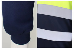 Hi Vis Viz T Shirt High Visibility Safety Reflective Tape Work Top Long Sleeve
