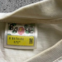 Chrome Hearts A Bathing Ape T-Shirt Mens Medium White Baby Milo colab