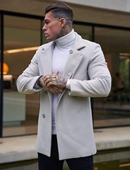 Men High-Neck Mock Turtleneck Ultra-Soft Undershirt Top Long Sleeve Pullover
