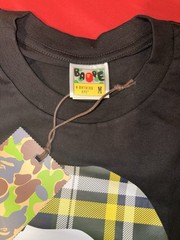 A Bathing Ape BAPE Ape Head Graphic Tee Black Men’s M Crew Neck Cotton