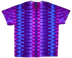 Tie Dye Shirt | Purple DNA Honeycomb | Handmade | Unisex | Tall | Women’s
