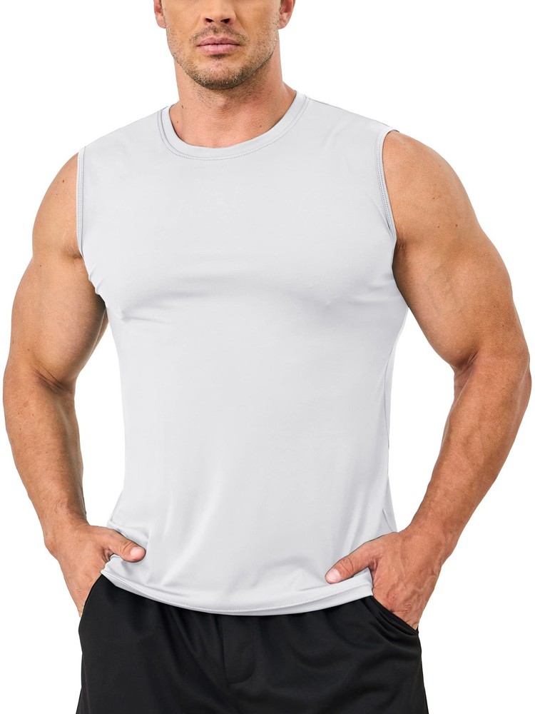 Men’s Sleeveless Tank Tops Muscel Tee Gym Workout Summer Quick Dry Undershirts