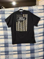 JEDCO Ford American Flag Camo Graphic T-Shirt
